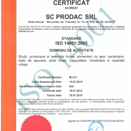 Certificari